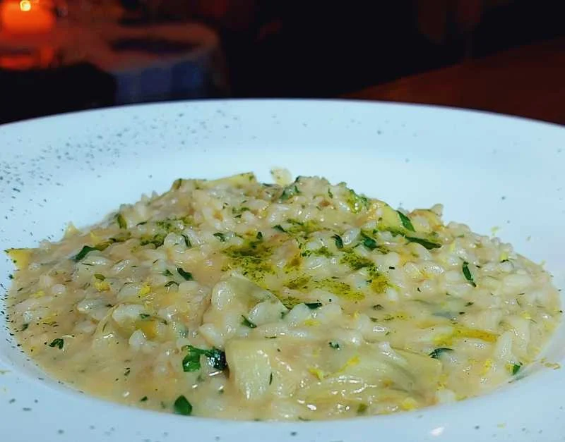 Risoto de Alcachofra