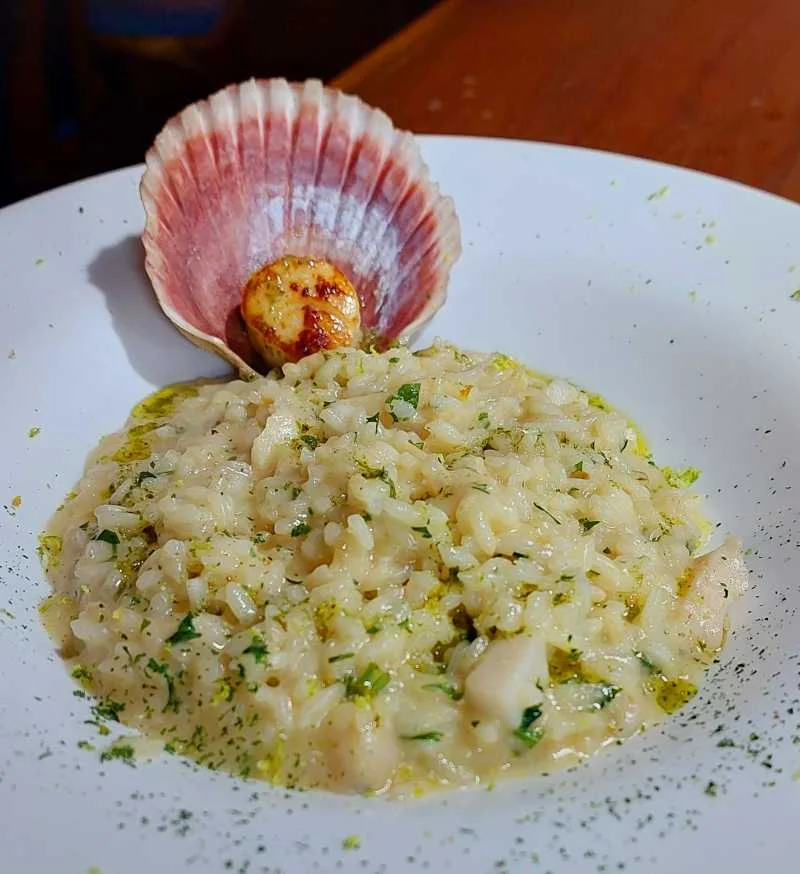 Risoto de Vieiras