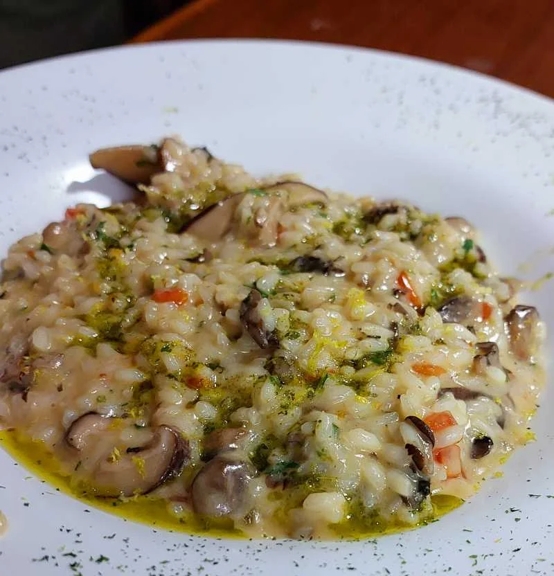 Risoto Trio de Cogumelos