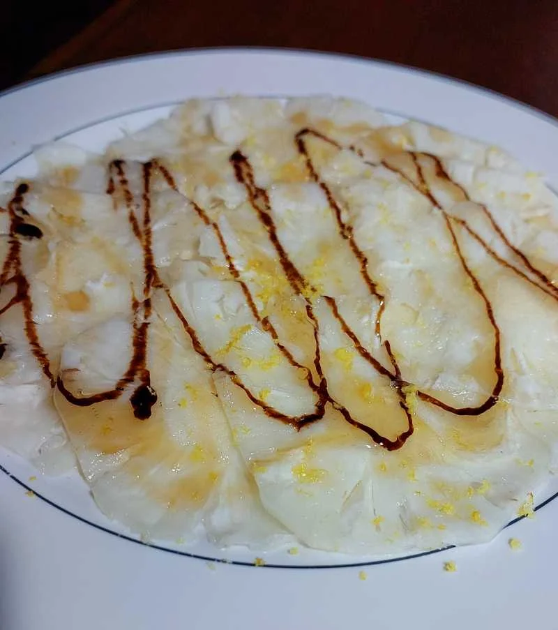 Carpaccio de Abacaxi