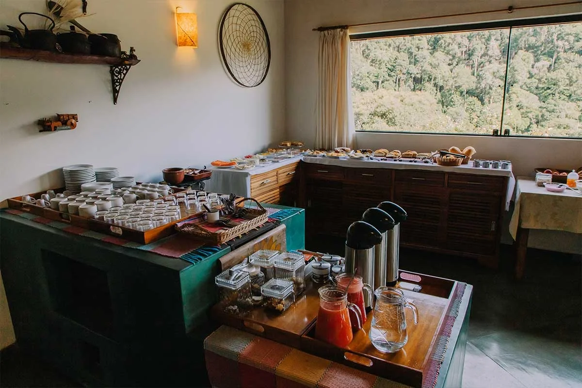 Café da manhã — Pousada Toca da Onça
