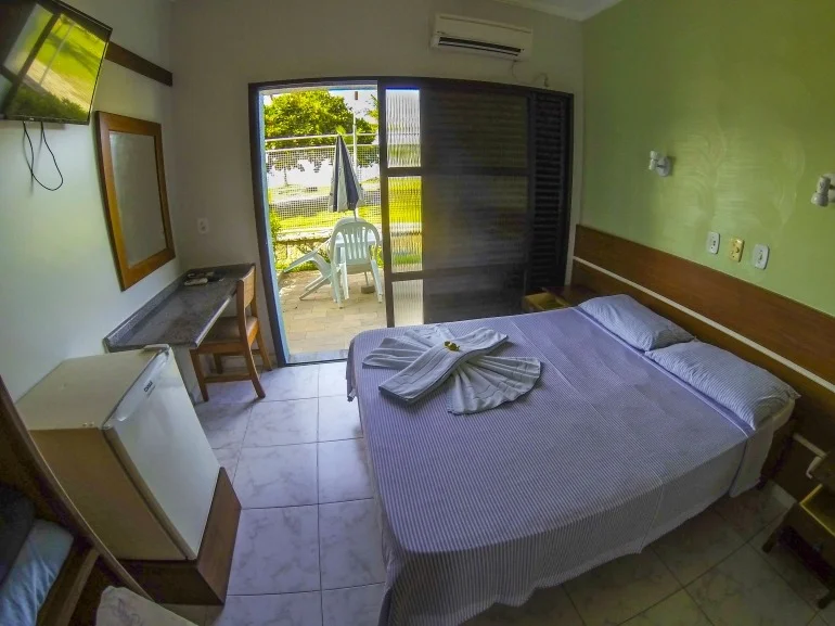 Duplo Casal com Vista Mar · Luxo — Pousada Cavalo Marinho