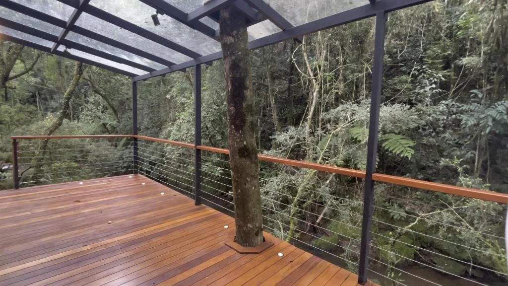 Entre rios e jardins — Pousada Encontro das Águas